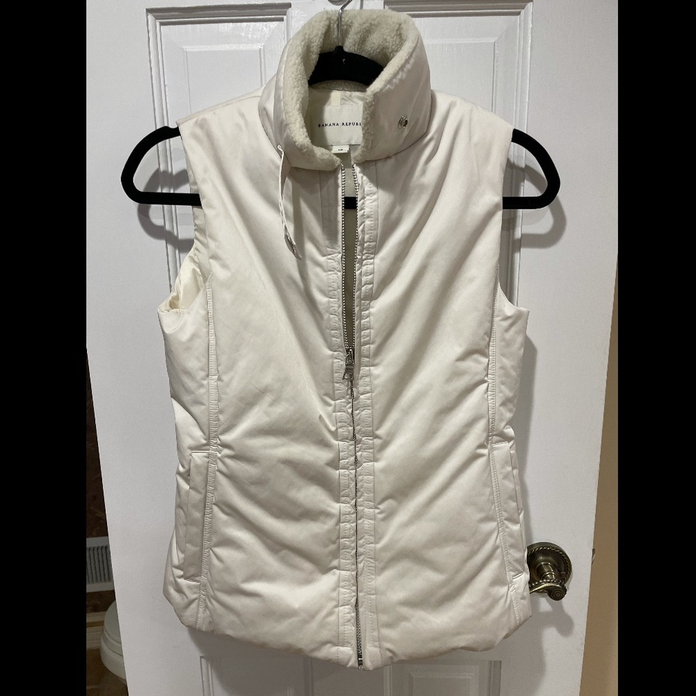 Vintage Banana Republic zip up vest